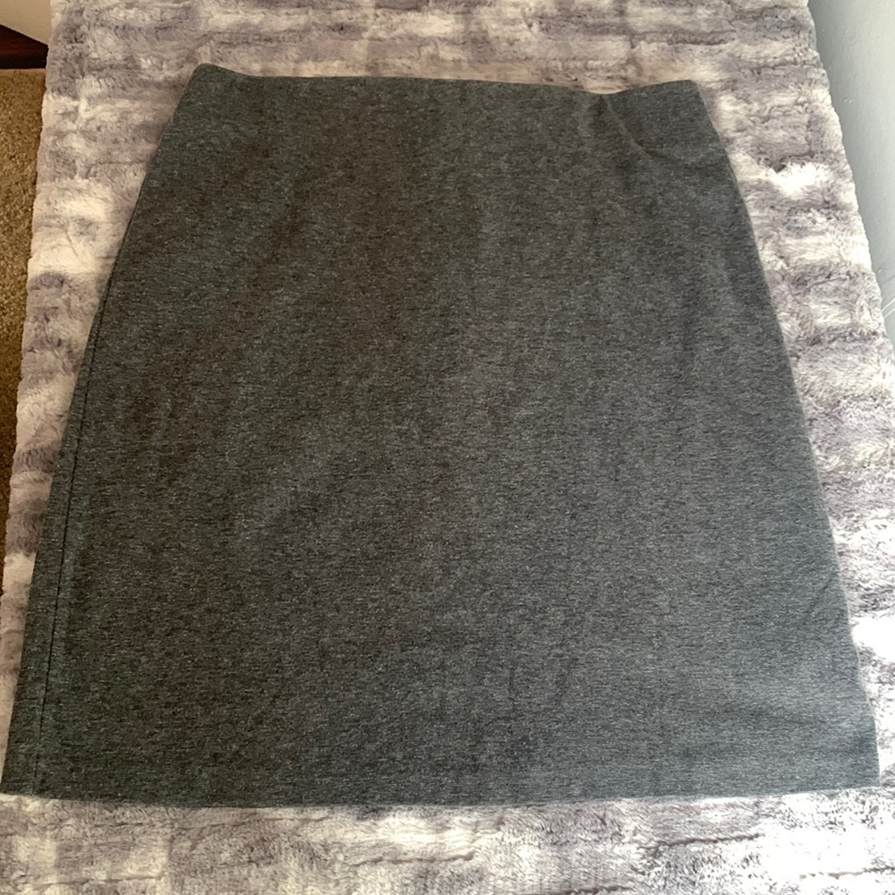 Old Navy Heather Gray Pencil Skirt | Elastic Waist | Size M